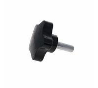 Heyiarbeit - manopola testa filettata maschio M12 x 60 x 35 mm, manico pollice, viti a vite in bachelite, 1 pezzo