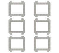 Heykewi 6 Panno di Ricambio per Dreame C1 / C1 Station Robot lavavetri Accessori di ricambio - Panni di pulizia in fibra, Panno lavavetri