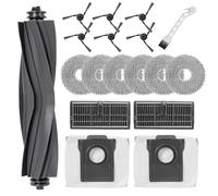 HeyKewi Kit di accessori di ricambio per Dreame X40 Ultra Complete / L40 Ultra / X40 Master / Mova P50 Pro Ultra Robot Aspirapolvere ( 18 Accessori di ricambio )