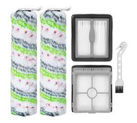 Heykewi Rullo Spazzola di Ricambio e Filtro HEPA per Bissell CrossWave X7 Plus Pet | 2955N | 3479N, 2 Pezzi di Spazzola per Animali Domestici + 4 Filtro HEPA + 1 Spazzola per la Pulizia