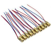 HeyNana 10 PCS Diodo Laser Head | mini moduli a diodi laser a 1 punto da 650 nm, 5 mW, 5 V