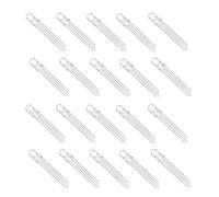 HeyNana 20Pack 5mm LED Diodo ad emissione di luce Catodo comune 4Pin RGB Tri-Color (Rosso/Verde/Blu) Lampade LED rotonde trasparenti trasparenti potrebbero
