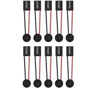 HeyNana Buzzer interno per scheda madre PC, 10 pezzi, connettore plug piezoelettrico, nero e rosso