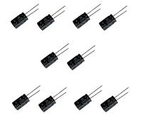 HeyNana - Condensatore Elettrolitico 2200uF 2200mF 25 V. 10 Pcs