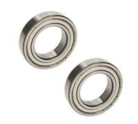 HeyNana - Cuscinetti a sfera 6200-ZZ, 10 x 30 x 9 mm, sigillati in acciaio, confezione da 2 pezzi