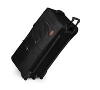 HEYO Borsa da viaggio con ruote, grande, XXL, robusta, bagaglio morbido, ideale per viaggi, manico telescopico da Nero, 80x34x38 cm, Trolley morbido, borsa da viaggio con