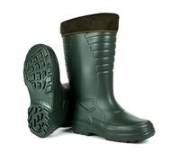 HEYO Stivali di gomma da uomo, foderati, invernali, termici, in schiuma EVA, leggeri, impermeabili, caldi, realizzati in UE, verde, 47 EU