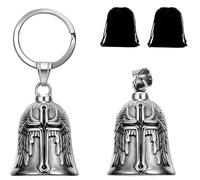 HEYOMI 2pcs Guardian Bell, Campanella Moto Portafortuna