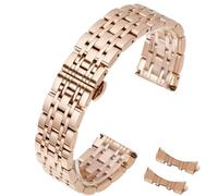 HEYOZURY Cinturini per Orologio Acciaio Inossidabile Cinturino in Metallo con Estremità Dritta e Curva 12mm 14mm 16mm 18mm 19mm 20mm 21mm 22mm Cinturino di Ricambio in Metallo per Uomini/Donne