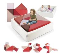 Heypappy Divano Bambini,Divano Gioco Modulare per Bambini con Puzzle Tangram, Mobili per Costruire Fortini - Per Cameretta e Camera da Letto di Ragazzi, Ragazze e Adolescenti