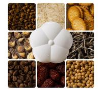 HEYPOMAX Bloques secos de comida para mascotas. Bloques deshumectantes de diatomita en forma de flor con frescura. (4 pezzi, blocco secco per uso alimentare)