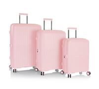 Heys AirLite 4 ruote Set di valigie 3 pezzi con piega di espansione rosa