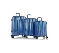 Heys Astro 4 ruote Set di valigie 3 pezzi con piega di espansione blu