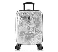 Heys Black Camo 4 ruote Carrello della cabina S 53 cm con piega di espansione bianco