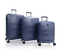Heys EZ Fashion 4 ruote Set di valigie 3 pezzi con piega di espansione blu