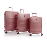 Heys EZ Fashion 4 ruote Set di valigie 3 pezzi con piega di espansione oro rosa