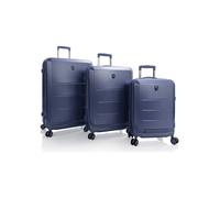 Heys EZ Fashion 4 ruote Set di valigie 3 pezzi con piega di espansione blu