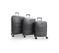 Heys EZ Fashion 4 ruote Set di valigie 3 pezzi con piega di espansione grigio