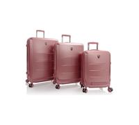 Heys EZ Fashion 4 ruote Set di valigie 3 pezzi con piega di espansione oro rosa