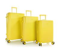 Heys HiLite 4 ruote Set di valigie 3 pezzi con piega di espansione giallo