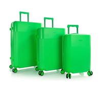 Heys HiLite 4 ruote Set di valigie 3 pezzi con piega di espansione verde