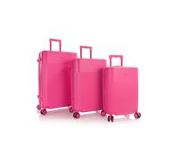 Heys HiLite 4 ruote Set di valigie 3 pezzi con piega di espansione rosa