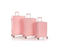 Heys Pastel 4 ruote Set di valigie 3 pezzi espandibile arancia