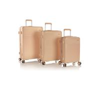 Heys Pastel 4 ruote Set di valigie 3 pezzi espandibile giallo