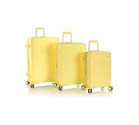 Heys Pastel 4 ruote Set di valigie 3 pezzi espandibile giallo