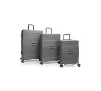 Heys ReNew 4 ruote Set di valigie 3 pezzi espandibile grigio
