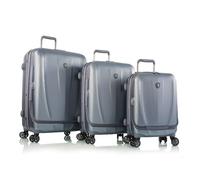 Heys Vantage 4 ruote Set di valigie 3 pezzi con piega di espansione grigio