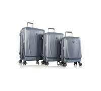 Heys Vantage 4 ruote Set di valigie 3 pezzi con piega di espansione grigio