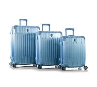 Heys Xtrak 4 ruote Set di valigie 3 pezzi con piega di espansione blu
