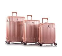 Heys Xtrak 4 ruote Set di valigie 3 pezzi con piega di espansione giallo