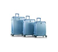 Heys Xtrak 4 ruote Set di valigie 3 pezzi con piega di espansione blu
