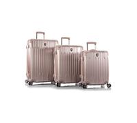Heys Xtrak 4 ruote Set di valigie 3 pezzi con piega di espansione color bronzo