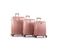 Heys Xtrak 4 ruote Set di valigie 3 pezzi con piega di espansione giallo