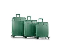 Heys Xtrak 4 ruote Set di valigie 3 pezzi con piega di espansione verde