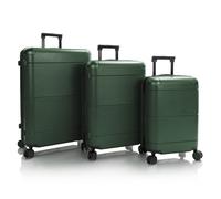 Heys Zen 4 ruote Set di valigie 3 pezzi con piega di espansione verde