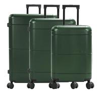 Heys Zen - Set trolley con 4 ruote 3 pz espandibile (green)