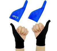 Heyshapeing 2 paia di guanti per adulti per succhiare il pollice, guanti per dita per smettere di mordere le unghie, raccogliere la pelle e succhiare il pollice