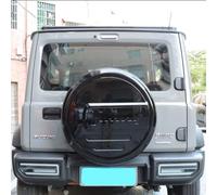 HEYSOF ABS, Copriruota Scorta per Auto, Custodia Morbida Custodia Protettiva, Styling a Guscio Tartaruga, Accessori Decorazione Retrofit Esterni, per Suzuki Jimny JB64 Sierra JB74W 2019 2020,bla-CK
