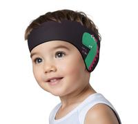 HeySplash Fascia Elastica da Nuoto per Orecchi, Fascia Regolabile Paraorecchie Impermeabile, Tappi per Orecchie per Nuoto, Fascia Sportiva in Neoprene per Bambini per Surf Sci Nautico, S - Nero