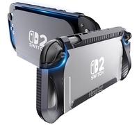 HEYSTOP Cover Protettiva Compatibile con Nintendo Switch 2 Modello Dockable Custodia Protettiva in TPU Compatibile con Nintendo Switch 2 Console e Joycon con Pellicola Temperata e Cappucci per Levette