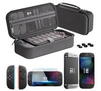 HEYSTOP Custodia per Nintendo Switch 2 Console Kit Accessori con Custodia da Viaggio Portatile Protettiva per Nintendo Switch 2 con Cover Switch 2, Pellicola Temperata Switch 2 per Accessori Switch 2