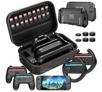 HEYSTOP Custodia per Nintendo Switch 2 Console Kit Accessori con Custodia da Viaggio Portatile Protettiva per Nintendo Switch 2 con Cover Switch 2, Pellicola Temperata Switch 2 per Accessori Switch 2