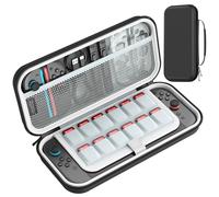 HEYSTOP Custodia per Nintendo Switch 2 Custodia da Viaggio Portatile con Protezione Rigida Completa Ampia Capacità di Archiviazione e 18 Slot per Schede di Gioco per Accessori Nintendo Switch 2