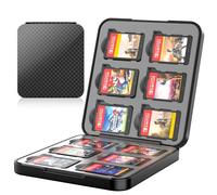 HEYSTOP Custodia per Schede di Gioco 12 Portaschede di Gioco, Custodia per 12 Schede di Memoria, Chiusura Magnetica per Accessorio
