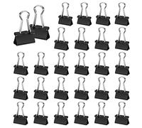 Heyu-Lotus 110 mollette pieghevoli da 15 mm, piccole graffette di carta, graffette in metallo, clip multiuso per scuola, casa, ufficio