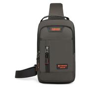 HeYuMeio Zaino multiuso, adatto per escursioni e ciclismo uomo e donna - borsa a tracolla con jack per cuffie e borsa per il tempo libero,Grigio